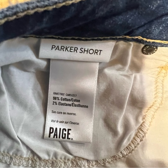 Size 25  Paige Parker Jean Short  (new) - Picture 2 of 4